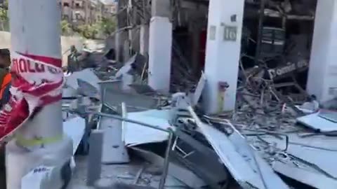 Scenes from Tel Aviv District after Iranian missile strikes