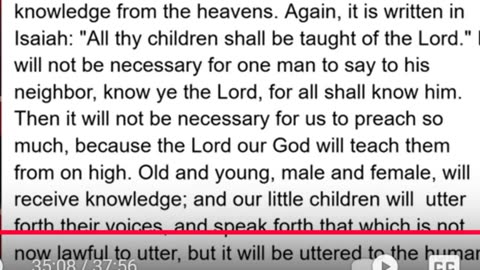 From the Least the the Greatest - Shall Know That Jesus is The Christ - Elder Pratt - 9-20-25