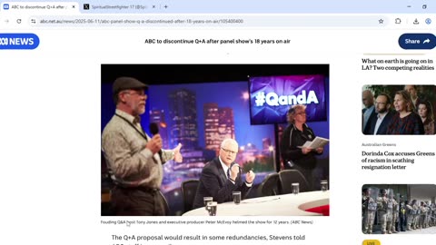 Two ongoing deep state psyops, Q+A and The Project, are axed simultaneously. I wonder why?