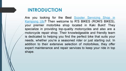 Best Scooter Servicing Shop in Kampong Ubi