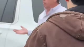 Anti ICE agitators harass man for renting SUV ask for proof he's not ICE