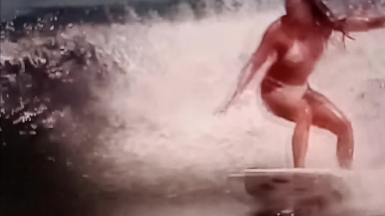 Surfing action