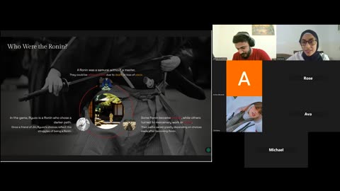 Presentations by students