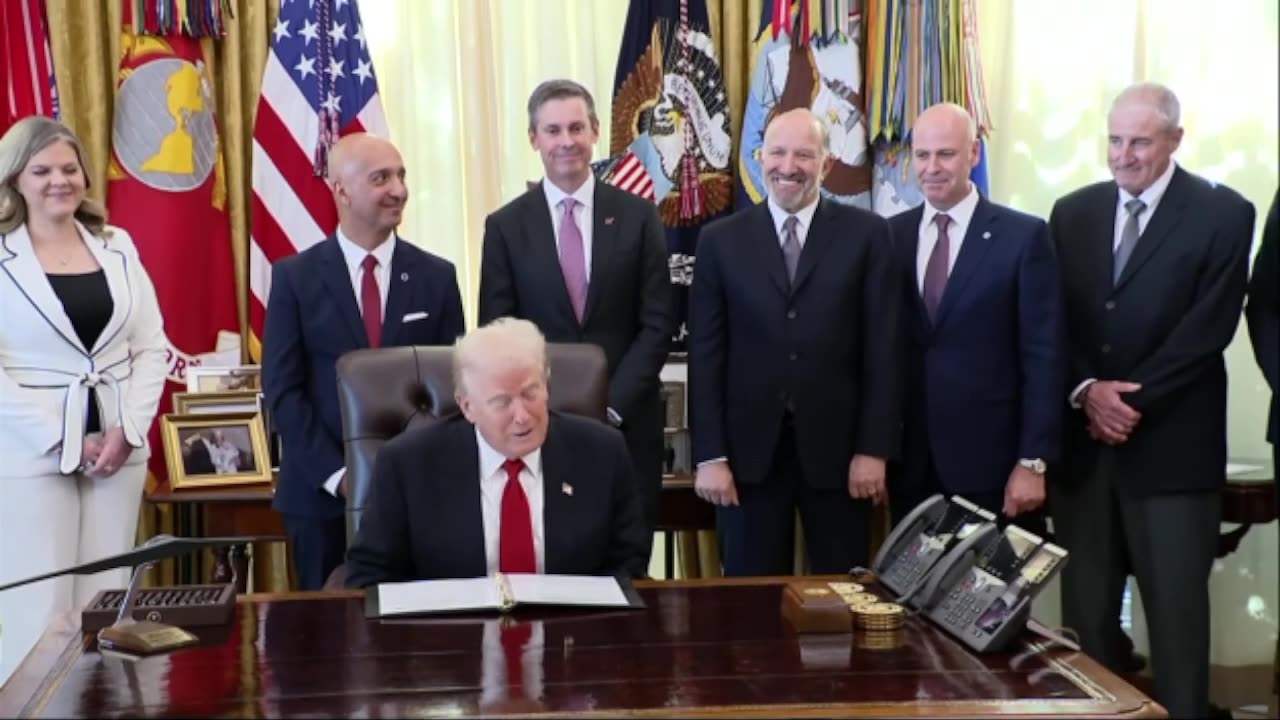 Trump is proud to announce steep discounts on Ozempic, from the oval office.