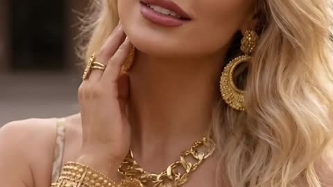 This Gold Look Stole the Spotlight #goldstyle #fashioninspo #2026trend #luxurylook #ootdfashion