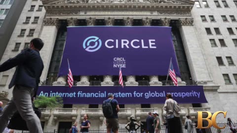 Shares of Coinbase, Circle surge after stablecoin bill passes Senate