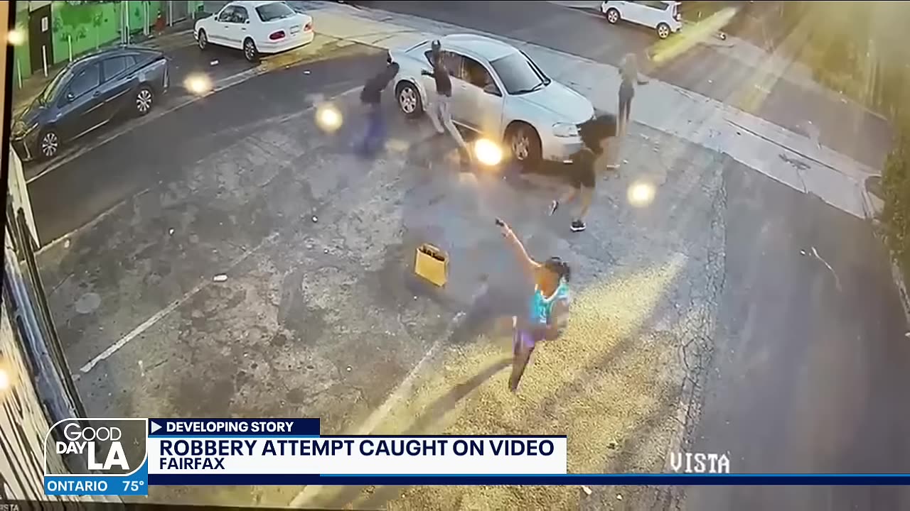 Victims Open Fire On Robbers