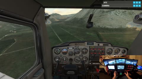 ⛽ Out of Fuel Emergency in the Mountains! 🏔️ Smooth Valley Landing | Virtual Cessna 152 MSFS 2020