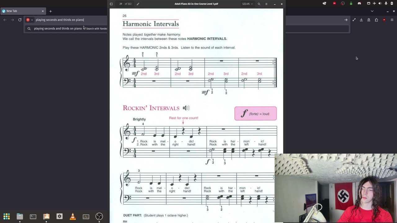 Learning Piano for an Irrespectible 20 min. then