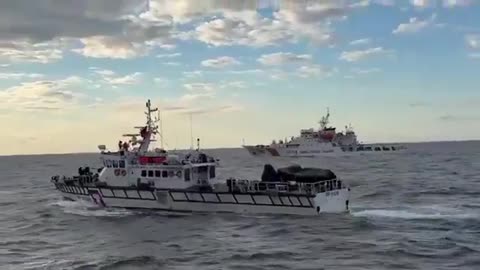 Footage from Taiwan’s Coast Guard shows a tense standoff with Chinese coast guard