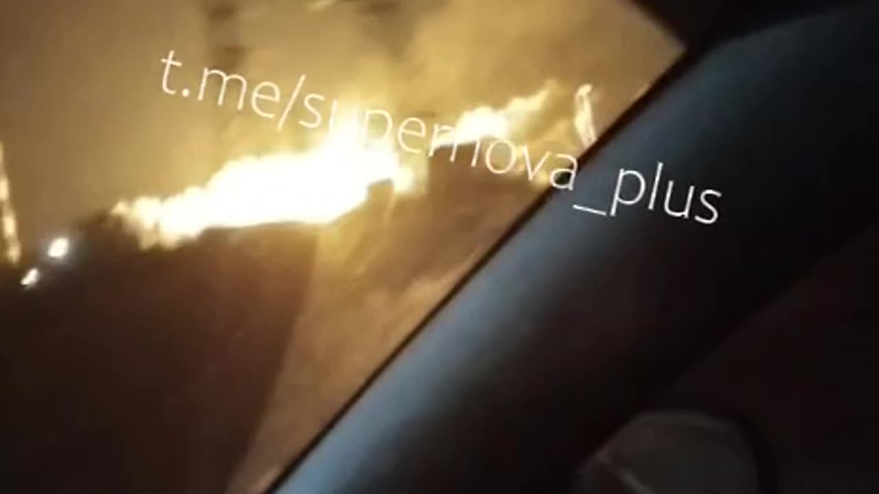 🔥 Orenburg Gas Processing Plant in the first minutes after the attack