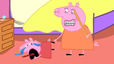 Lipstick - Peppa Funny Animation