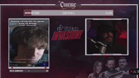 My first appearance on ‘The Crucible’ Tik Tok Invasion