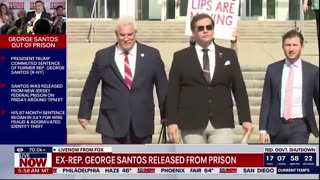 Former Rep. George Santos has OFFICIALLY been RELEASED from prison.