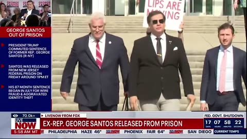 Former Rep. George Santos has OFFICIALLY been RELEASED from prison.