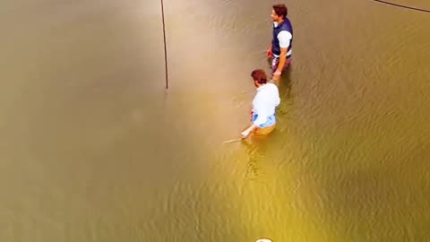 Firefighters not only saved a man but a shark as well #shortsviral #viral #movie #rescue