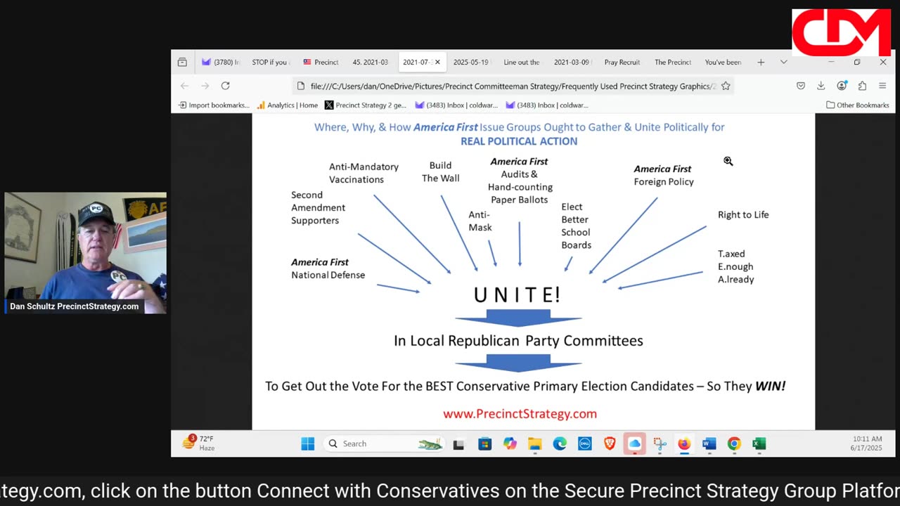 Precinct Strategy Call to Political Action No. 15. Primaries. Dan Schultz June 17 2025