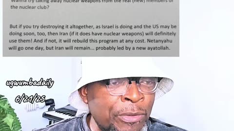 Iran and Russia tease the possibility of Iranian nukes.
