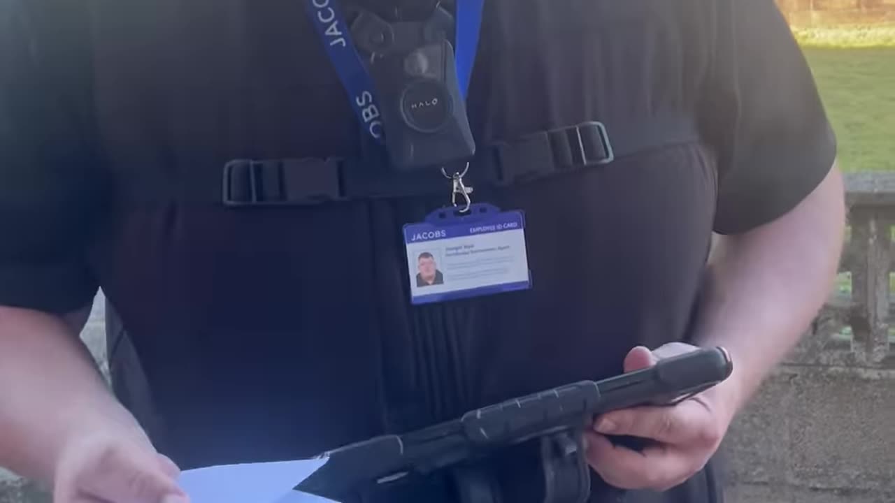 A JACOBS Enforcement Officer Visits A UK Citizen