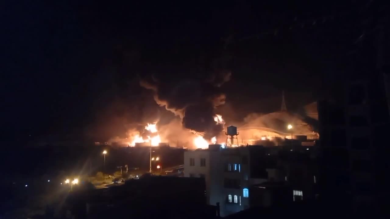 Oil depot, Tehran 🔥🇮🇷