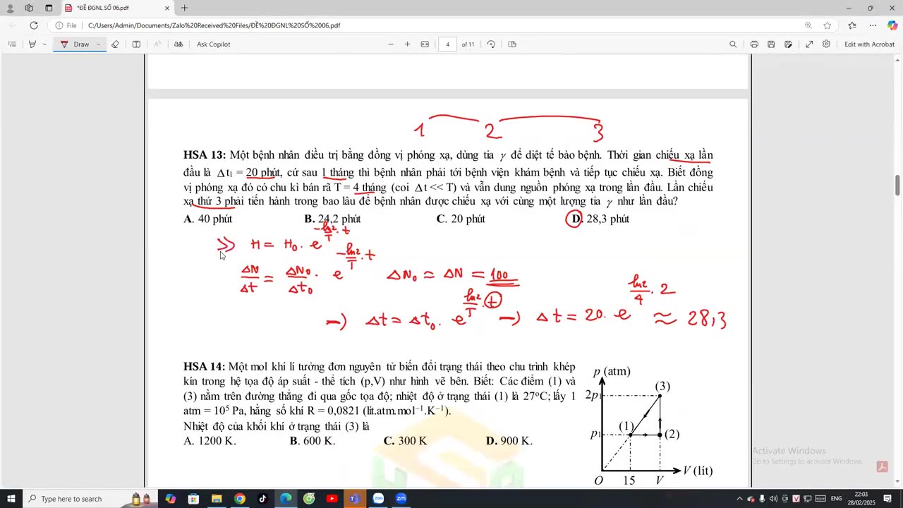 VẬT LÝ BUỔI 21 : LUYỆN ĐỀ