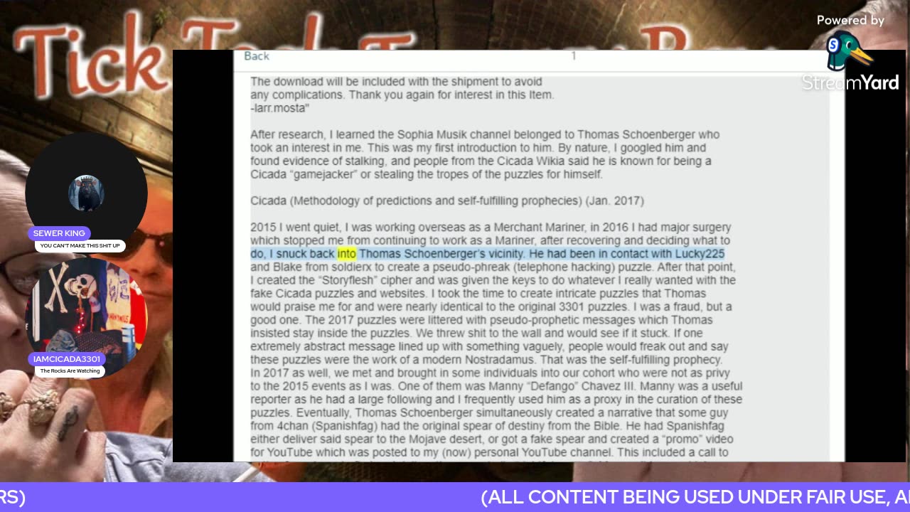 SCHOENBERGER HOAX IS REAL