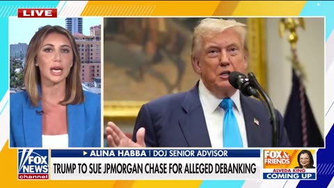 🚨BOOM! Alina Habba just laid it DOWN on Trump’s JPMorgan lawsuit!