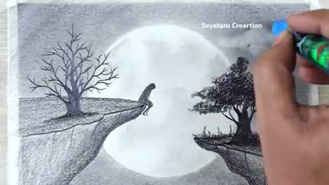 Viral: How to draw a boy in Moonlight for beginners, Pencil sketch