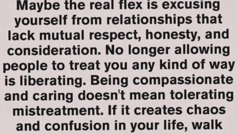 Maybe the real flex