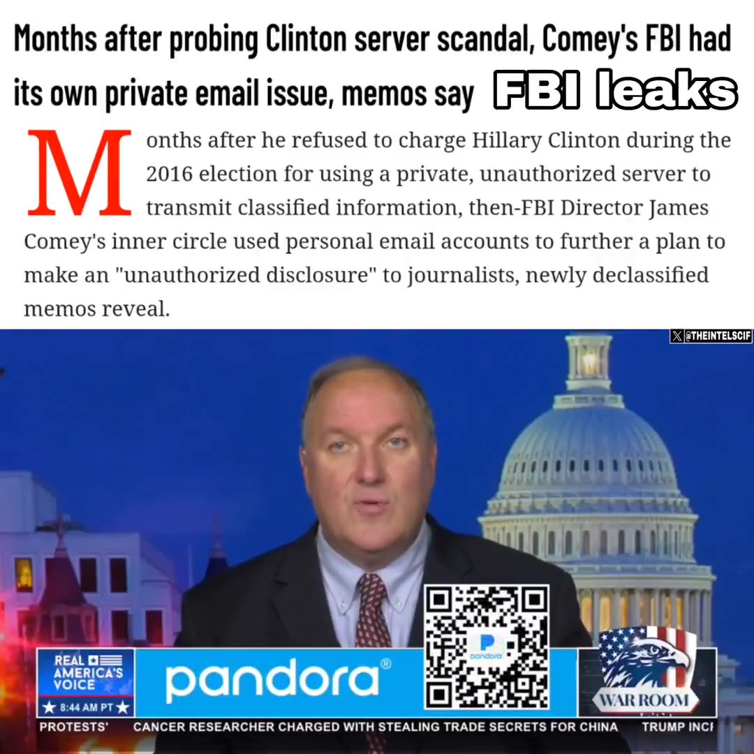 COMEY & HIS OWN FBI LEAKED CLASSIFIED INTEL & ACCOUNTABILITY