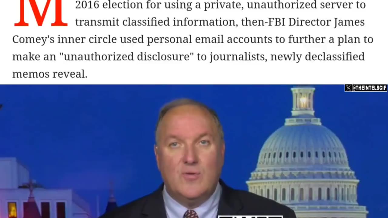 COMEY & HIS OWN FBI LEAKED CLASSIFIED INTEL & ACCOUNTABILITY...