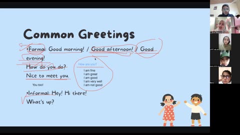 Greetings and Farwell Class (2)