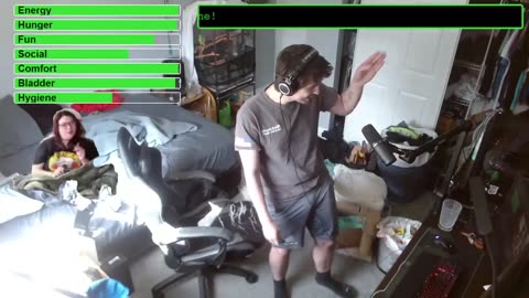 Brookiebabe420 does a backflip in Bedroom_3 at Grizzway's house