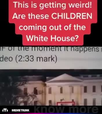 Saving children from the White House?