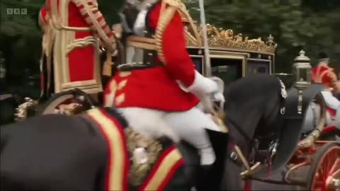 What happened during the first day of Donald Trump's UK state visit_ _