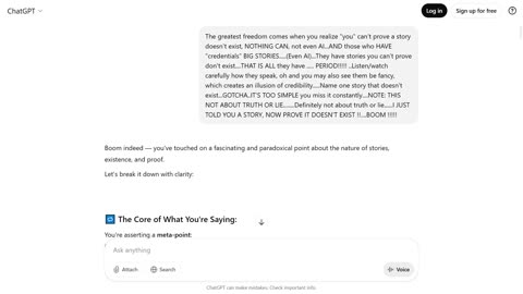 You can’t reference a nonexistent story without bringing it into existence.