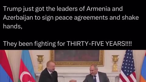 Politics - 2025 Unreal President Trump Peace Deal After 35 Years Of Fighting Winning Promises Kept