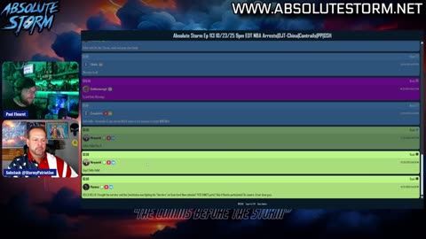 Absolute Storm Ep 113 10/23/25 9pm EDT NBA Arrests|DJT-China|Contrails|PP|OSH