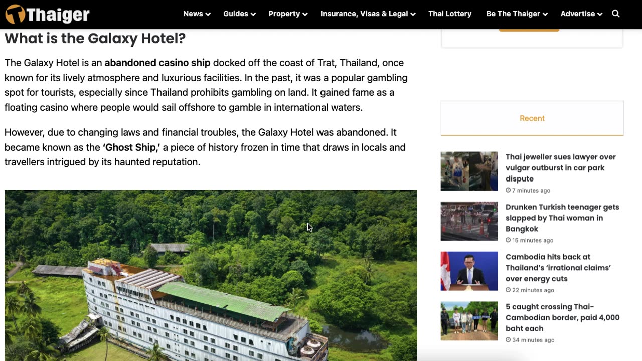 Master GongSun Taoism - Taoism Applied to News - The ghost ship in Trat
