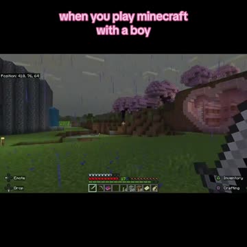 i hate cobblestone and it blocks my view😭