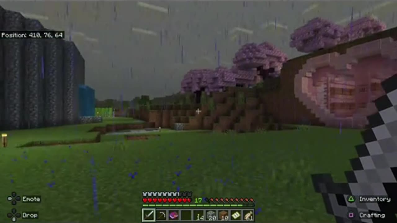 i hate cobblestone and it blocks my view😭