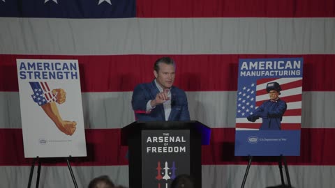Hegseth Speaks During Arsenal of Freedom Tour