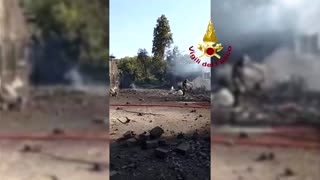 Huge explosion at Rome gas station injures over two dozen