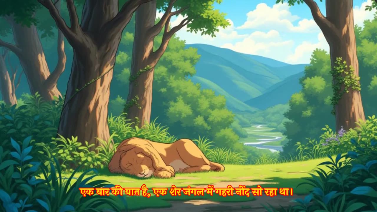 lion and tortoise