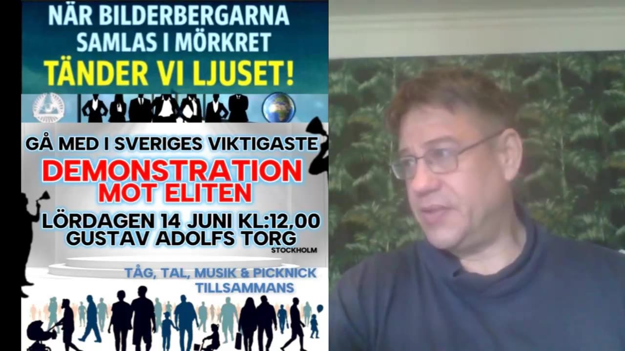 Bilderberg Demo Lördagen den 14/6 kl 12:00