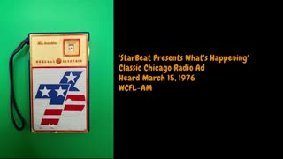 March 15, 1976 - StarBeat Presents What's Happening (Chicago Radio Commercial)