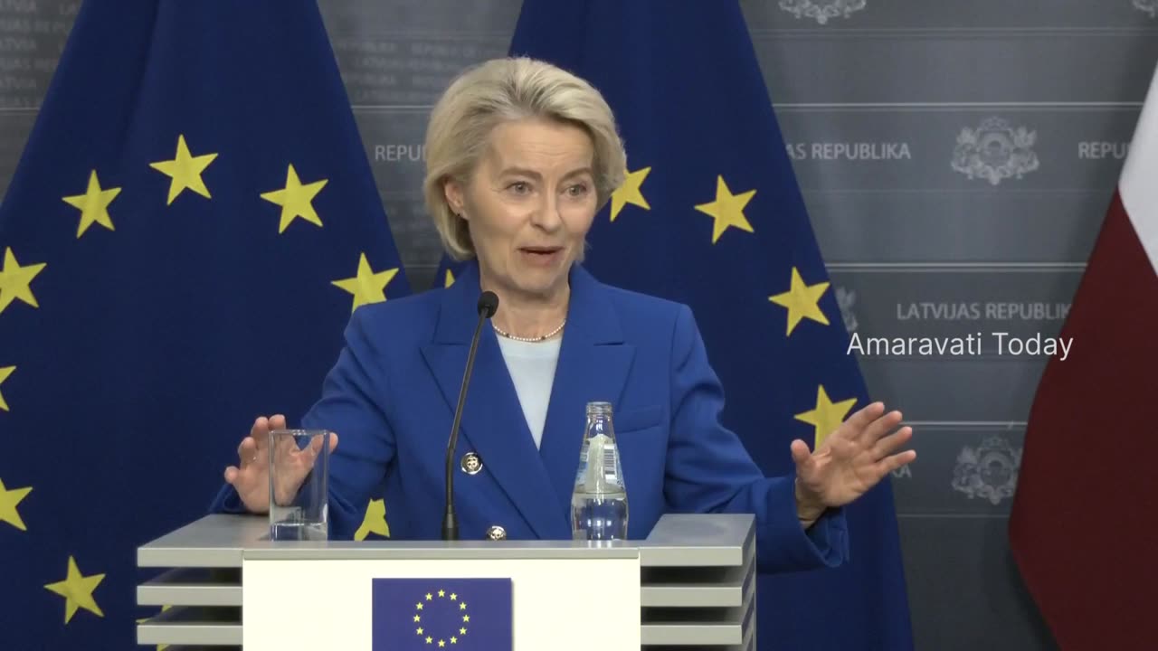 EU–Latvia Unity: Von der Leyen & Siliņa on Security, Ukraine & Economy | Europe | Amaravati Today
