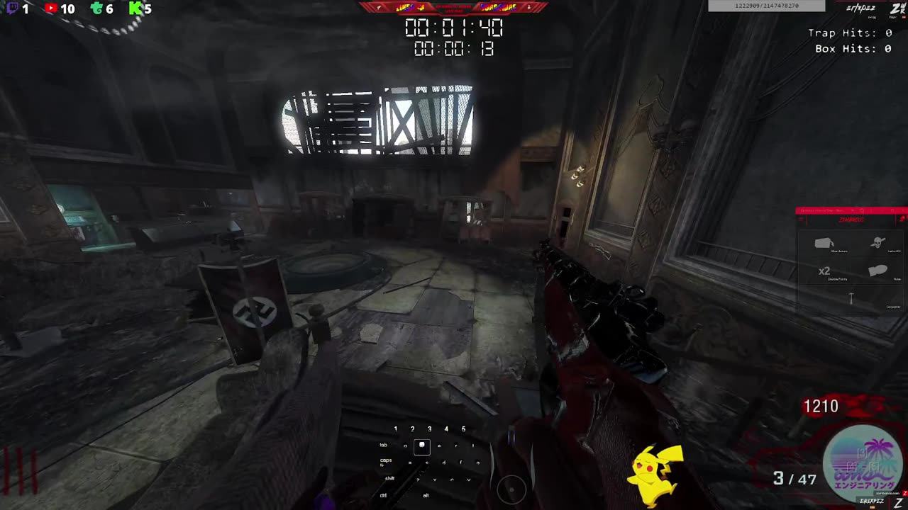 2K QHD 60 FPS | CALL OF DUTY | BLACK OPS | KINO DER TOTEN | +0 0 DOWNS | SPEEDRUN | SUBIENDO RONDAS