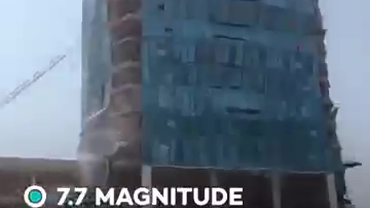 7.7 magnitude earthquake hits Myanma