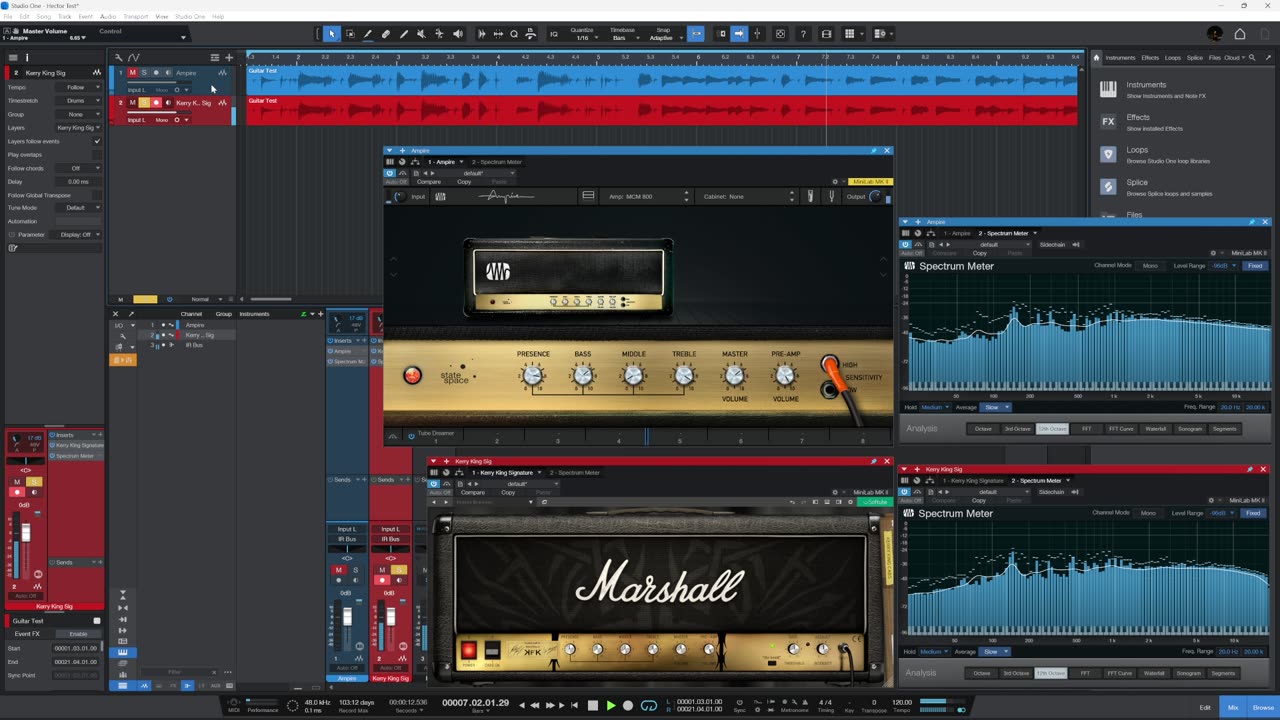 Tone Test Ampire Marshall - Softube Kerry King